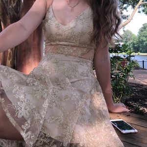 Gold Formal Dress
